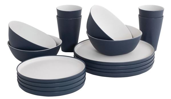 Picture of GALA 4 PERSON DINNER SET NAVY NIGHT